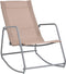 vidaXL - Tuinschommelstoel - 95x54x85 - cm - textileen - taupe