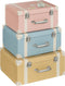 Atmosphera Kids City opbergerkist karton - Pastel - Set van 3