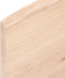 vidaXL - Wandschap - 40x60x2 - cm - onbehandeld - massief - eikenhout