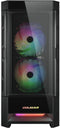 Cougar Duoface RGB - Midi Tower PC - ATX EATX Micro ATX Mini-ITX - Zwart