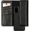 Selencia Hoesje Geschikt voor Samsung Galaxy S20 Plus Hoesje Met Pasjeshouder - Selencia Eny Uitneembare Vegan Lederen Clutch - Zwart
