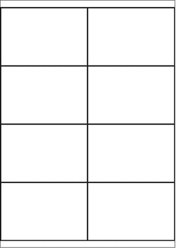 A4 etiketten 105 x 70 mm wit 100 vel