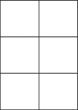 A4 etiketten 105 x 99 mm wit (100 vel)