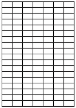 A4 etiketten 28,5 x 16 mm wit (100 vel)