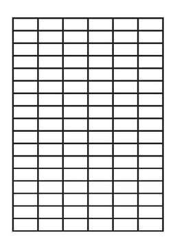 A4 etiketten 30 x 15 mm wit (100 vel)