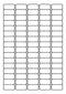 A4 etiketten 35,6 x 16,9 mm wit (100 vel)