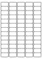 A4 etiketten 38 x 21,2 mm wit (100 vel)