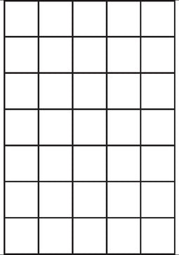 A4 etiketten 40 x 42,3 mm wit (100 vel)