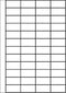 A4 etiketten 48 x 24,7 mm wit (100 vel)