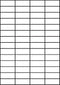 A4 etiketten 52,5 x 21,2 mm wit (100 vel)