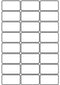 A4 etiketten 64 x 34 mm wit (100 vel)