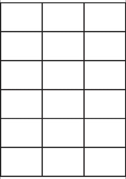 A4 etiketten 70 x 48 mm wit (100 vel)