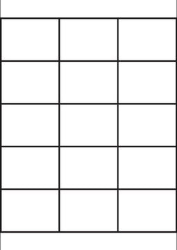 A4 etiketten 70 x 50,8 mm wit (100 vel)