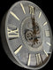 Wandklok Jake - wandklok industrieel - Wandklok 60cm Grijs