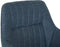 Stoel DKD Home Decor Blauw Zwart 59,5 x 60,5 x 78 cm