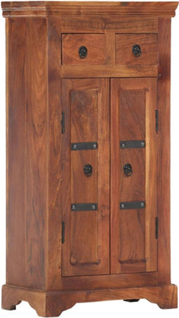 vidaXL - Dressoir - 50x30x100 - cm - massief - acaciahout