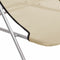 vidaXL - Strandstoelen - 2 - st - textileen - en - gepoedercoat - staal - crèmekleurig