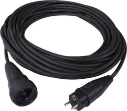 Schabus 300110 Stroom Verlengkabel Zwart 10.00 m H07RN-F 3G 1,5 mm²