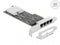 Delock PCI Express x4 - Netwerkadapter - 4 x RJ45 2.5 Gigabit LAN RTL8125