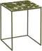 Mica Decorations Bologna Bijzettafel Buiten - Set van 2 - L38 x B38 x H48 cm - Metaal - Groen