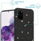 iMoshion Hoesje Geschikt voor Samsung Galaxy S20 Plus Hoesje Siliconen - iMoshion Design hoesje - Zwart / Meerkleurig / Goud / Stars Gold