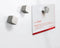 Sigel glasmagneetbord - Artverum - 30x30cm - wit - SI-GL158