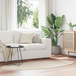 vidaXL - Vloerkleed - 'HUARTE'Beige - 120x170 - cm - Ovaal