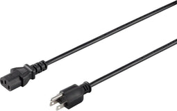 Conrad SY-5042736 - Aansluitkabel USA - 2 m geaard C13 - Zwart