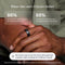 Oura Ring 4 - Smarttracker - Hartslagmeter Slaaptracking - Matzwart (maat 11)