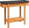 vidaXL - Plantenbak - verhoogd - 90x30x75 - cm - massief - acaciahout