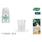 Glazenset Algon Plastic 300 ml 7 Onderdelen (24 Stuks)