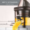 Niceey Slowjuicer - Sapcentrifuge - Juicer - 900 ML - Groenten en Fruit Sap - Met Pulpcontainer - BPA-Vrij - Zwart