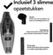Brixy Kruimeldief - Handstofzuiger - 3400 Pa - Grijs