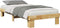 vidaXL - Bedframe - zonder - matras - 100x200 - cm - massief - hout - eiken