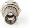 Nedis F-Connector - Recht - Male - Vernikkeld - 75 Ohm - Twist-On - Diameter kabelinvoer: 5.0 mm - Zink Legering - Zilver - 25 Stuks - Polybag