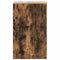 vidaXL - Garagekast - 30x51x85 - cm - massief - grenenhout - gerookt - eiken