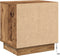 vidaXL - Nachtkastje - met - LED-verlichting - in - Oude - Hout - 44x34,5x45 - cm