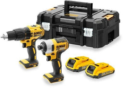 DeWalt DCK2060D2T-QW - Boormachine - 18V 65Nm koppel - Geel