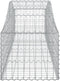 vidaXL - Schanskorven - 14 - st - gewelfd - 200x50x40/60 - cm - gegalvaniseerd - ijzer