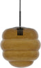Light & Living Hanglamp Misty - Bruin - 30x30x37cm - Modern - Hanglampen Eetkamer, Slaapkamer, Woonkamer
