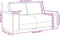 vidaXL - Crème - Loveseat - Sofa - - - 120 - cm - Kunstleer