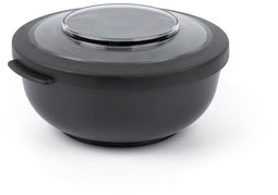 Amuse Tylla Charcoal Life Bowl - 700ml - Lunchbox - Perfect Afsluitbare Verhouddoos - Saladebox voor onderweg - Zwart