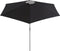 vidaXL - Vervangingsdoek - voor - parasol - 300 - cm - zwart