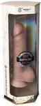 SILEXD - Real Skin - Realistische Dildo met Testikels - 20 cm - Lichte Huidskleur