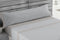 Set beddengoed Alexandra House Living Parelgrijs Bed van 180 4 Onderdelen