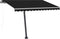 vidaXL - Luifel - automatisch - met - LED - en - windsensor - 350x250 - cm - antraciet