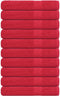 vidaXL - Saunahanddoeken - 10 - st - 80x200 - cm - 360 - g/m² - 100% - katoen - rood