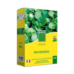 Dichondra - BHS - 300 g | 25 m² | Mild klimaat | Zaden verrijkt met organische meststof | Snelle...