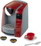 Klein Toys Bosch Tassimo koffiemachine - Koffiezetapparaat met geluidseffecten - 20x16x20 cm - Rood Grijs (2 koffiepads)