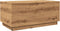 vidaXL - Salontafel - met - LED-verlichting - 90x50x40cm - artisanaal - eikenkleur